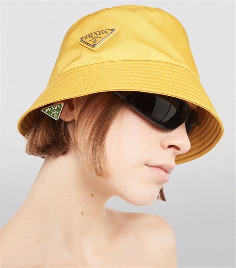 prada beach bucket hat|Prada bucket hat nylon.